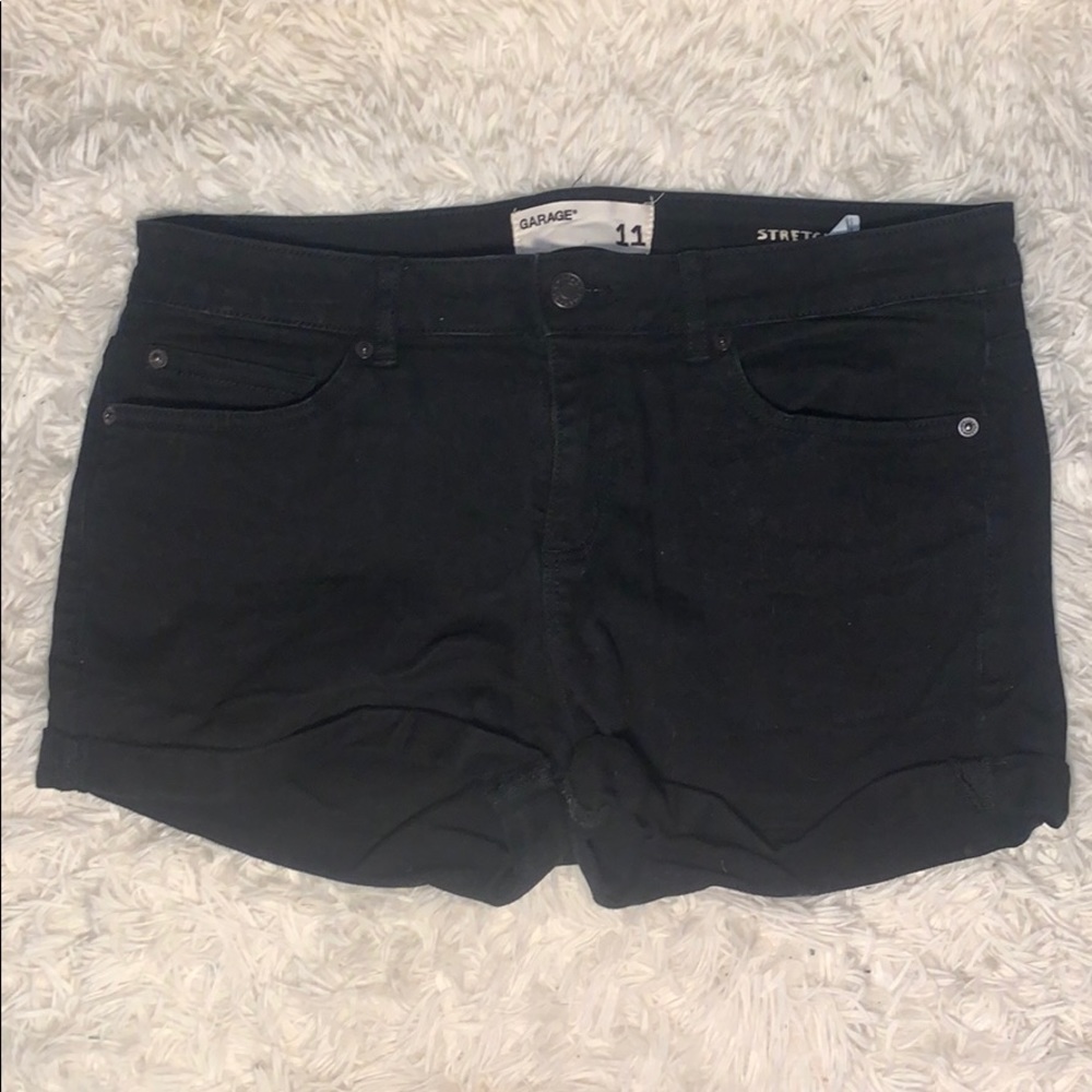 Garage Black Jean Shorts